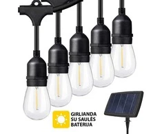 Tonro Lauko girlianda su saulės baterija (LED) Drop