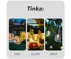 Tonro Lempučių girliandos prailginimo laidas Connect (Perl, Glow, Drop)