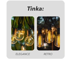 Tonro Lempučių girliandos prailginimo laidas Connect (Elegance, Retro)
