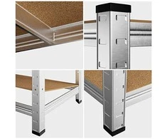Tonro Sandėliavimo lentynos stelažai 180x120x60 MASTER