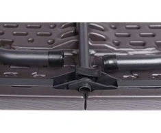 Tonro Sulankstomas stalas 180 cm Rudas