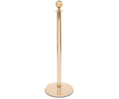 Virvinis atitvaras auksinės spalvos su 150 cm juoda virve Royal