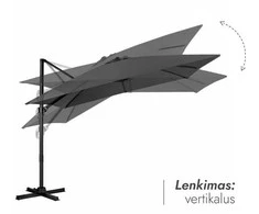 Zeltpro Lauko skėtis su padu Comfort Antracito
