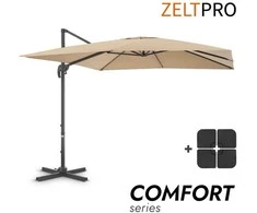 Zeltpro Lauko skėtis su padu Comfort Taupe
