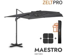 Zeltpro Lauko skėtis su padu (užvalkalas dovanų) Maestro Antracito