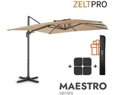 Zeltpro Lauko skėtis su padu (užvalkalas dovanų) Maestro Taupe