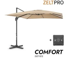 Zeltpro Lauko skėtis su Solid padu Comfort Taupe