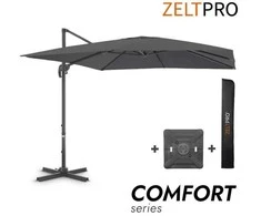 Zeltpro Lauko skėtis su Solid padu ir užvalkalu Comfort Antracito