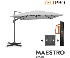 Zeltpro Lauko skėtis su Solid padu (užvalkalas dovanų) Maestro Light Pilkas
