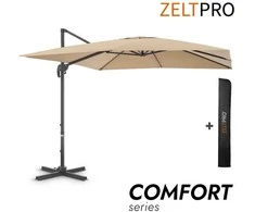 Zeltpro Lauko skėtis su užvalkalu Comfort Taupe
