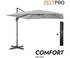 Zeltpro Lauko skėtis su užvalkalu Comfort Light Pilkas