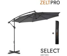 Zeltpro Lauko skėtis su užvalkalu Select Antracito