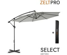 Zeltpro Lauko skėtis su užvalkalu Select Light Pilkas