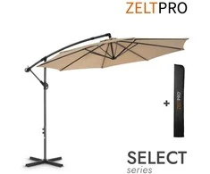 Zeltpro Lauko skėtis su užvalkalu Select Taupe