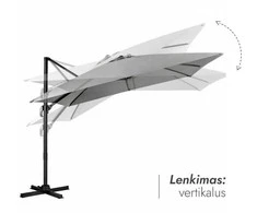 Zeltpro Lauko skėtis (užvalkalas dovanų) Maestro Light Pilkas