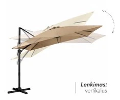 Zeltpro Lauko skėtis (užvalkalas dovanų) Maestro Taupe