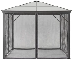 Zeltpro Tinklelis nuo uodų (4 sienos) skirtas Lauko Pavėsinei Zelptro Deluxe 300x300 Pilka