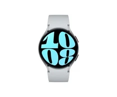 Išmanusis laikrodis Samsung Galaxy Watch 6 LTE, 44 mm, Sidabrinės spalvos korpusas su pilkos spalvos dirželiu