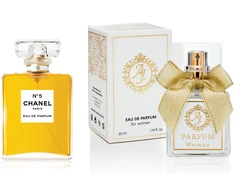 AJ Deluxe Nr101 kvepalai įkvėpti Chanel - N°5 33 ml EDP