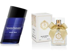 AJ Deluxe Nr222 kvepalai įkvėpti Bruno Banani – Magic Man 50 ml