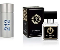AJ Deluxe Nr255 kvepalai įkvėpti Carolina Herrera - 212 Men 2 ml