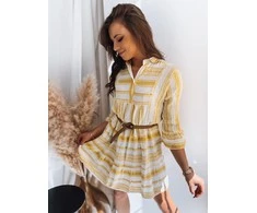 Akcija Geltonos spalvos suknelė Amor