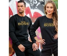 Juodos spalvos džemperis RealBoos Gold