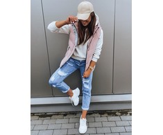 Akcija Rožinės spalvos liemenė su gobtuvu Arsel
