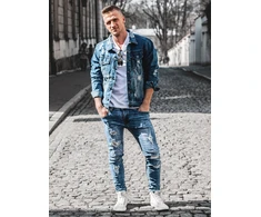 Balti vyriški marškinėliai Lika