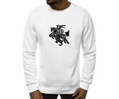 Baltos spalvos džemperis Vytis