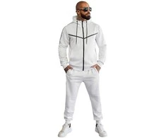 Baltos spalvos vyriškas sportinis komplektas Ronex
