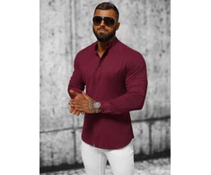 Bordo elegantiški marškiniai Oner