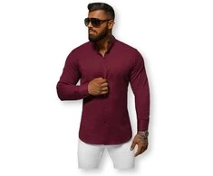 Bordo elegantiški marškiniai Oner
