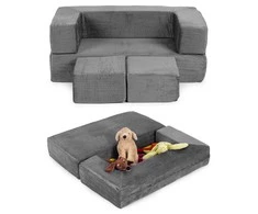 Ecotoys Didelė modulinė pilka sofa