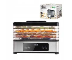 Teesa Didelis maisto džiovintuvas grybams, vaisiams ir daržovėms „IDEAL INOX“ + konvekcija 400 W + laikmatis