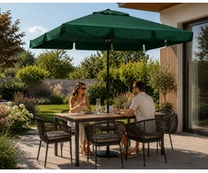Didelis žalias stačiakampis sodo skėtis 200 x 130 cm Multigarden