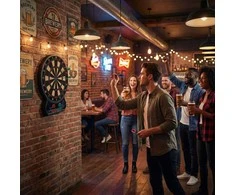 Multistore Elektroninė LCD dartų lenta, 42 cm