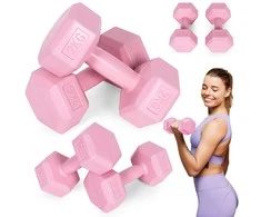 Šešiakampiai hantelia 2x2 kg ModernHome