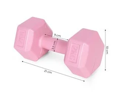 Movepro Šešiakampiai hantelia 2x2 kg ModernHome