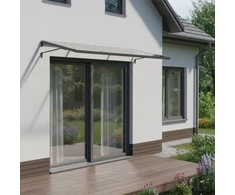 Įėjimo durų stogelis 140x90 cm su UV apsauga MultiGarden