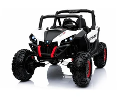 Jeep XMX603 elektrinis baltas vaikiškas automobilis