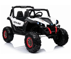 Jeep XMX603 elektrinis baltas vaikiškas automobilis