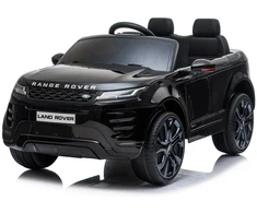 Juodas akumuliatorinis automobilis Range Rover Evoque