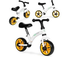 Vaikiškas krosinis dviratis su EVA ratukais, reguliuojamu balneliu, juodas ECOTOYS