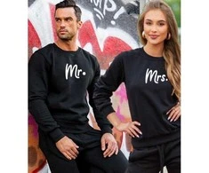 Juodas megztinis Mr&amp;Mrs