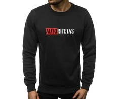 Juodas vyriškas džemperis Autoritetas