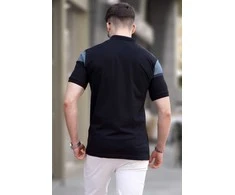 Juodi vyriški polo marškinėliai Albert