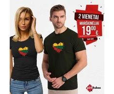 Juodų marškinėlių komplektas LTU