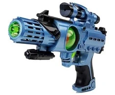 Kosminio kario rinkinys su lazeriniu pistoletu ir kauke