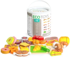 Mediniai pjaustymo žaislai 23 vnt. ECOTOYS